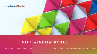 Gift Window Boxes | Make Your Bond Stronger with Customers