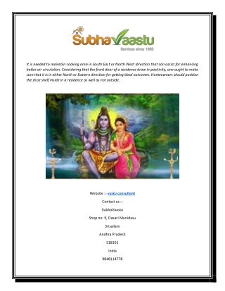 Vastu Consultant | Subhavaastu.com