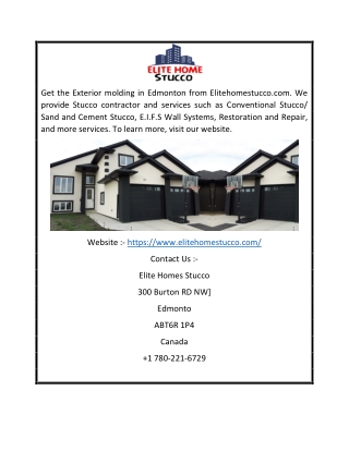 Stucco Edmonton | Elitehomestucco.com