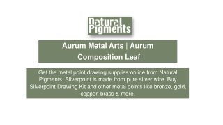 Aurum Metal Arts | Aurum Composition Leaf