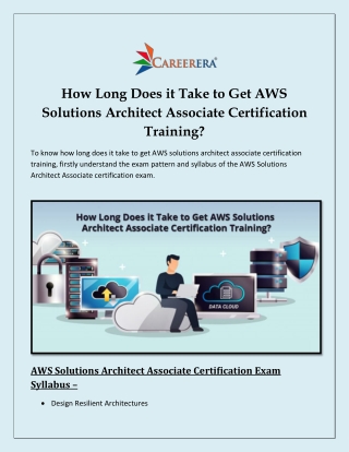 How Much Time Does it Take to Get AWS Solutions Architect Associate Certification Training?