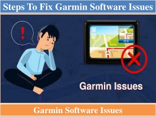 Steps To Fix Garmin Software Issues