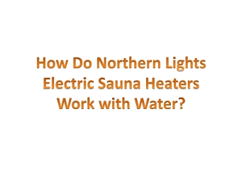 Top Quality Electric Sauna Heaters