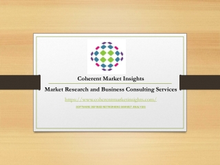 Software Defined Networking Market | CMI PR