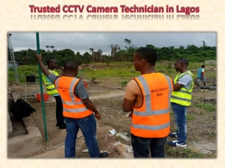 Trusted CCTV Camera Technician in Lagos