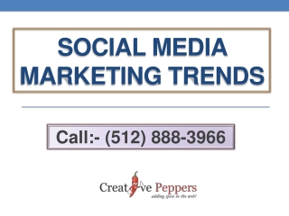 Social Media Marketing Trends