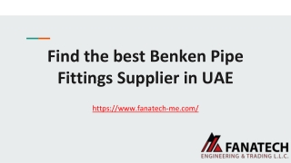 Find Benken Pipe Fittings Supplier in UAE