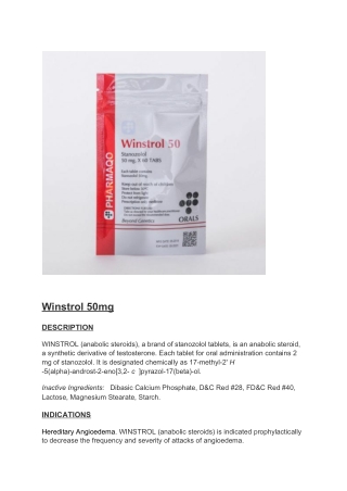 winstrol 50mg