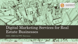 Digital Marketing Services for Real Estate Businesses