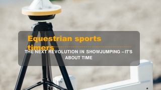 OmniPro™ The Sports Equestrian Timer System