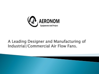 Find the Latest Axial Fan Manufacturer in India