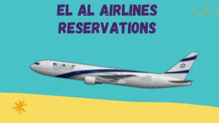 Flat 30% Off on Fares with El Al Airlines Reservations