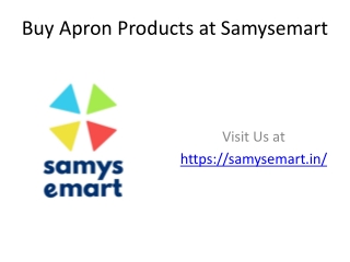 Buy 2pack lemon floral apron at Samysemart