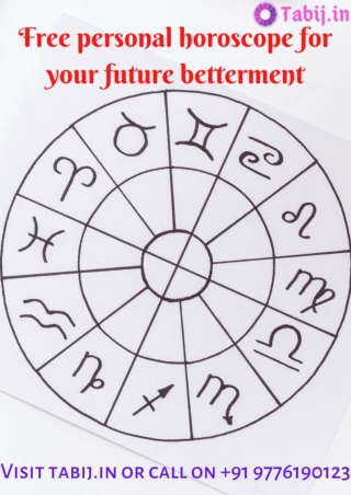 Free personal horoscope for your future betterment