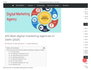 #10 Best digital marketing agencies in Delhi (2021)