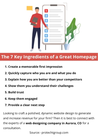 The 7 Key Ingredients of a Great Homepage