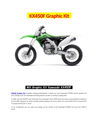 KX450F Graphic Kit