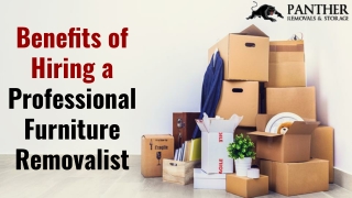 Benefits of Hiring a Professional Furniture Removalist