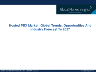 Hosted PBX Market Growth Analysis & Forecast Report | 2020-2027