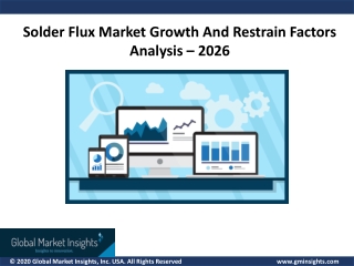 Solder Flux Market Analysis, Size, Share, Growth, Trends And Forecast 2020-2026