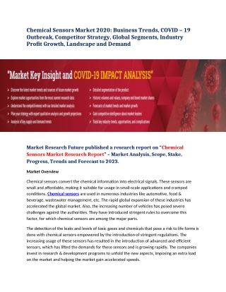 Chemical Sensors Market