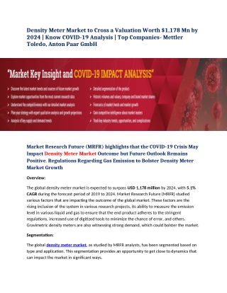 density meter market