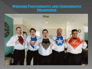 Wedding Photography and Videography Melbourne