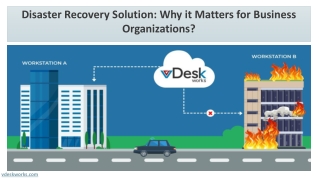 Disaster Recovery Solution: Why it Matters for Business Organizations?