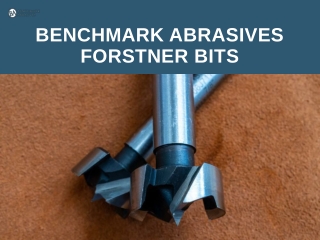 Benchmark Abrasives Forstner Bits