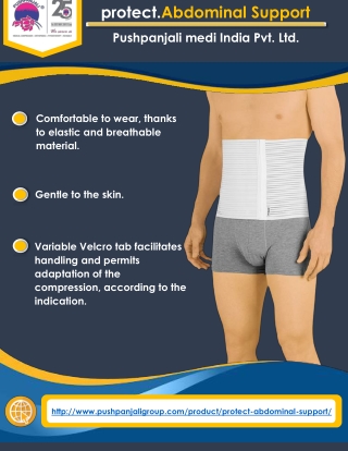 protect.Abdominal Support  | Pushpanjali medi India Pvt Ltd