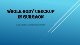 Whole body checkup in Gurgaon