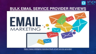Which is the best company for bulk email service provider reviews