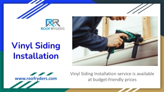 Vinyl Siding Installation