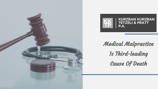 Medical Malpractice Is Third-leading Cause Of Death