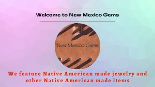 Vintage Native American Jewelry | New Mexico Gems