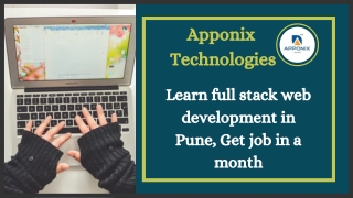 FULL STACK WEB DEVELOPMENT TRAINING IN PUNE BY APPONIX TECHNOLOGIES