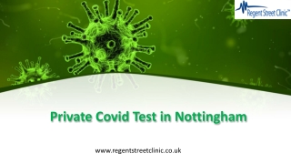 Private Covid Test in Nottingham