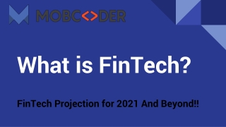 What is FinTech- Technology in Finance