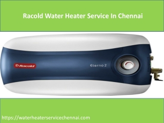 Racold Water Heater Service In Chennai