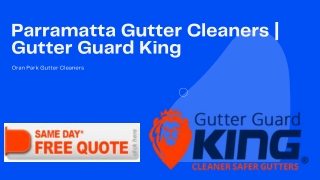 Parramatta Gutter Cleaners | Gutter Guard King