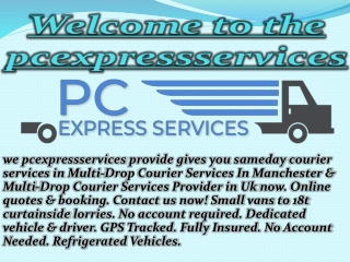 Multi-Drop Courier Services In  Manchester