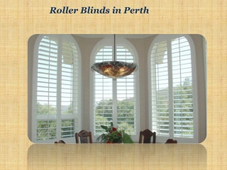 Roller Blinds in Perth