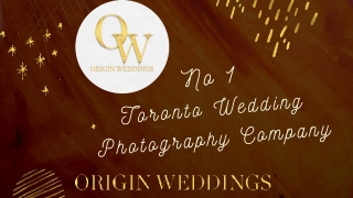 Hire The Best Tornto Wedding Photography Company