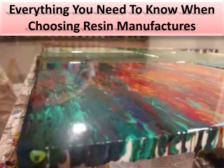 Advantages of using GP resins properties for industry