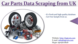 Car Parts Data Scraping from UK