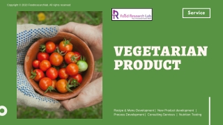 Vegan and Vegetarian Product Development | Foodresearchlab