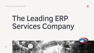 The Leading ERP Services Company