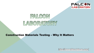 Construction Materials Testing – Why It Matters?