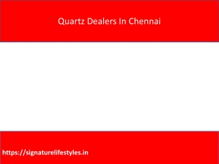 Quartz Dealers In Chennai