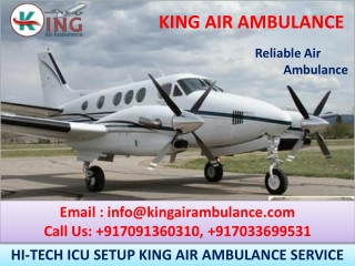 Choose Air Ambulance in Allahabad and Bangalore by King Ambulance